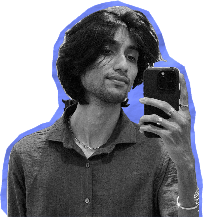 Kaushik, mirror selfie